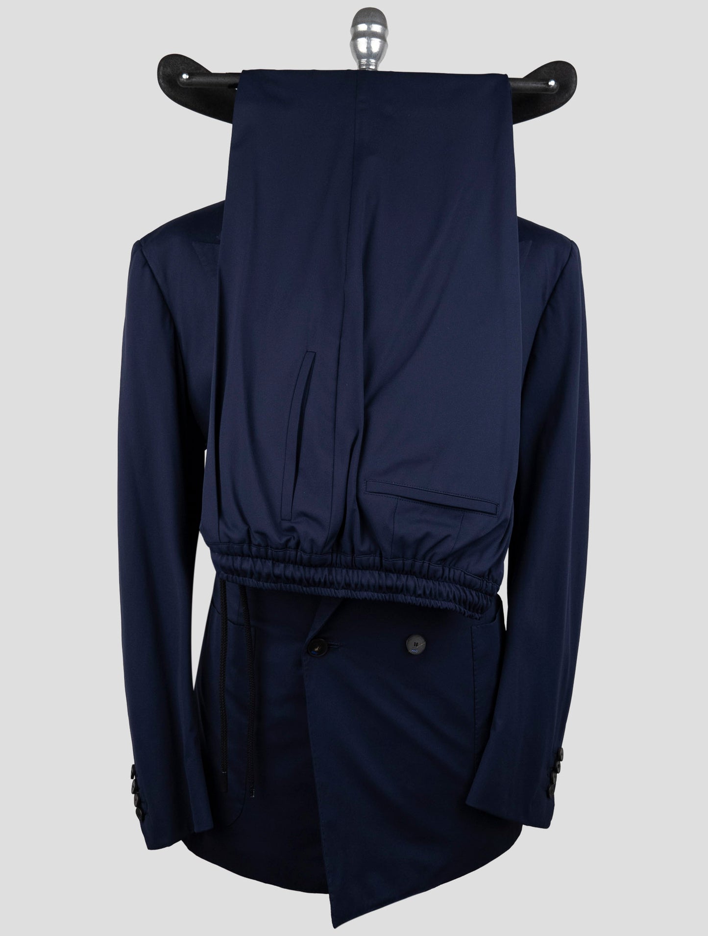 Kiton Knt Blue Pa Ea Double Breasted Suit