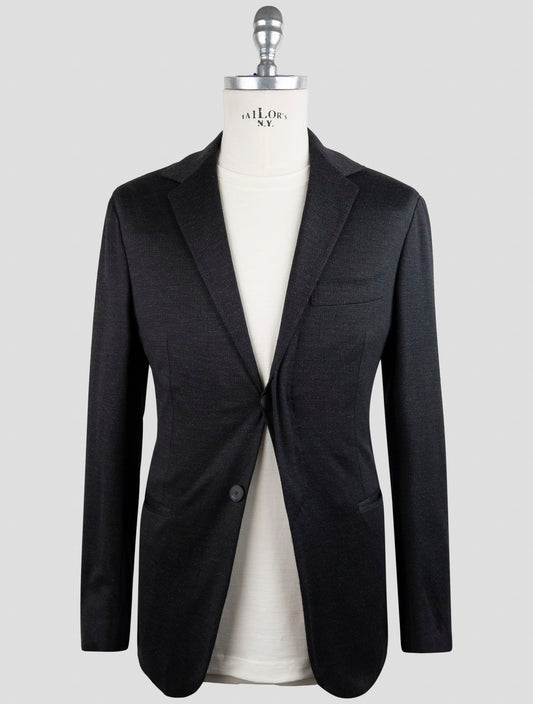 Kiton Knt Dark Gray Cotton Cashmere Pa Suit