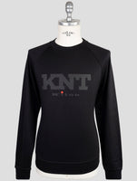 Kiton Knt Black Viscose Ea Sweater Crewneck