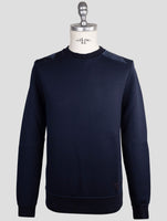 Kiton Knt Black Viscose Ea Sweater Crewneck