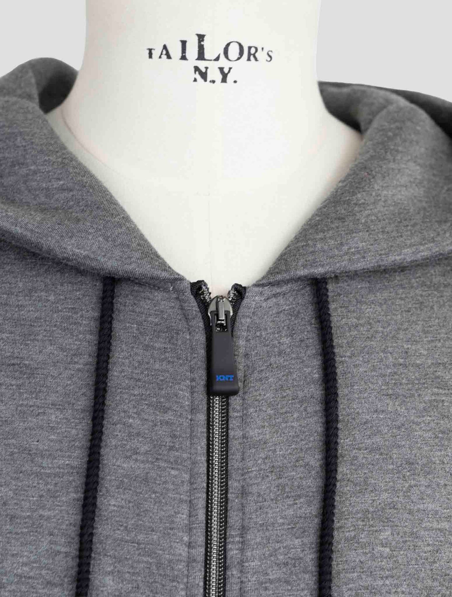 Kiton Knt Gray Viscose Ea Sweater Full Zip