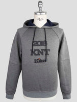 Kiton Knt Gray Viscose Ea Sweater Hoodie
