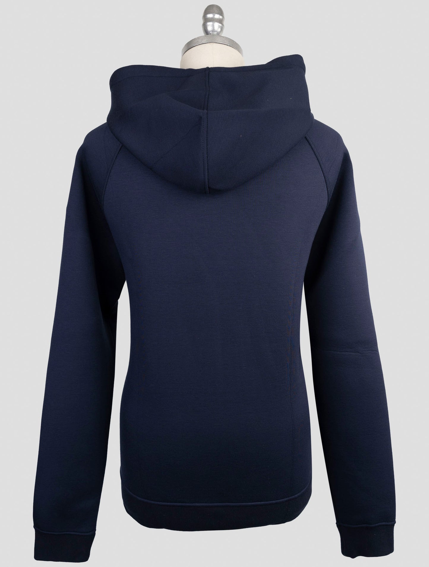 Kiton Knt Blue Viscose Ea Sweater Hoodie