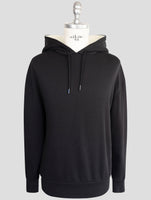 Kiton Knt Blue Cotton Sweater Hoodie