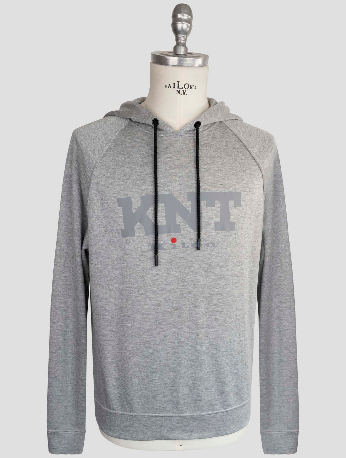 Kiton Knt Gray Viscose Ea Sweater Hoodie