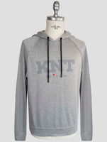 Kiton Knt Gray Viscose Ea Sweater Hoodie