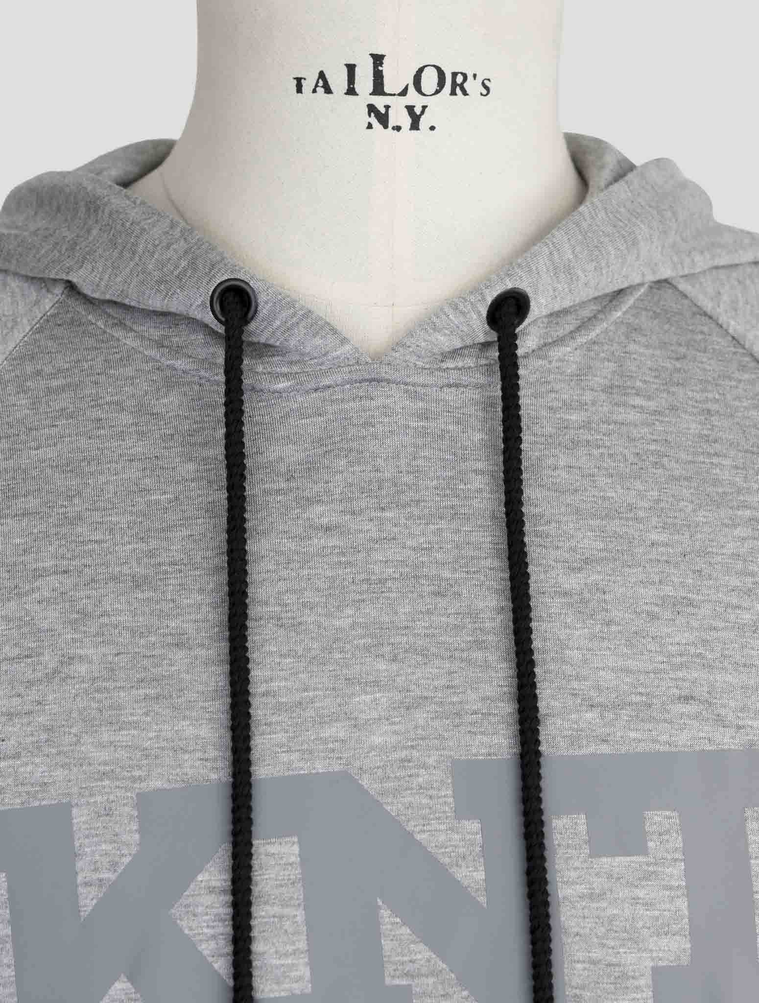 Kiton Knt Gray Viscose Ea Sweater Hoodie
