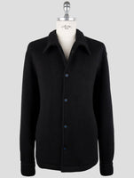 Kiton Knt Black Cashmere Pa Coat