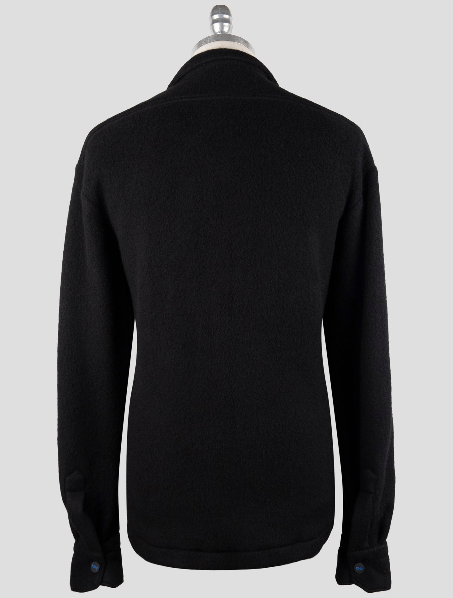 Kiton Knt Black Cashmere Pa Coat