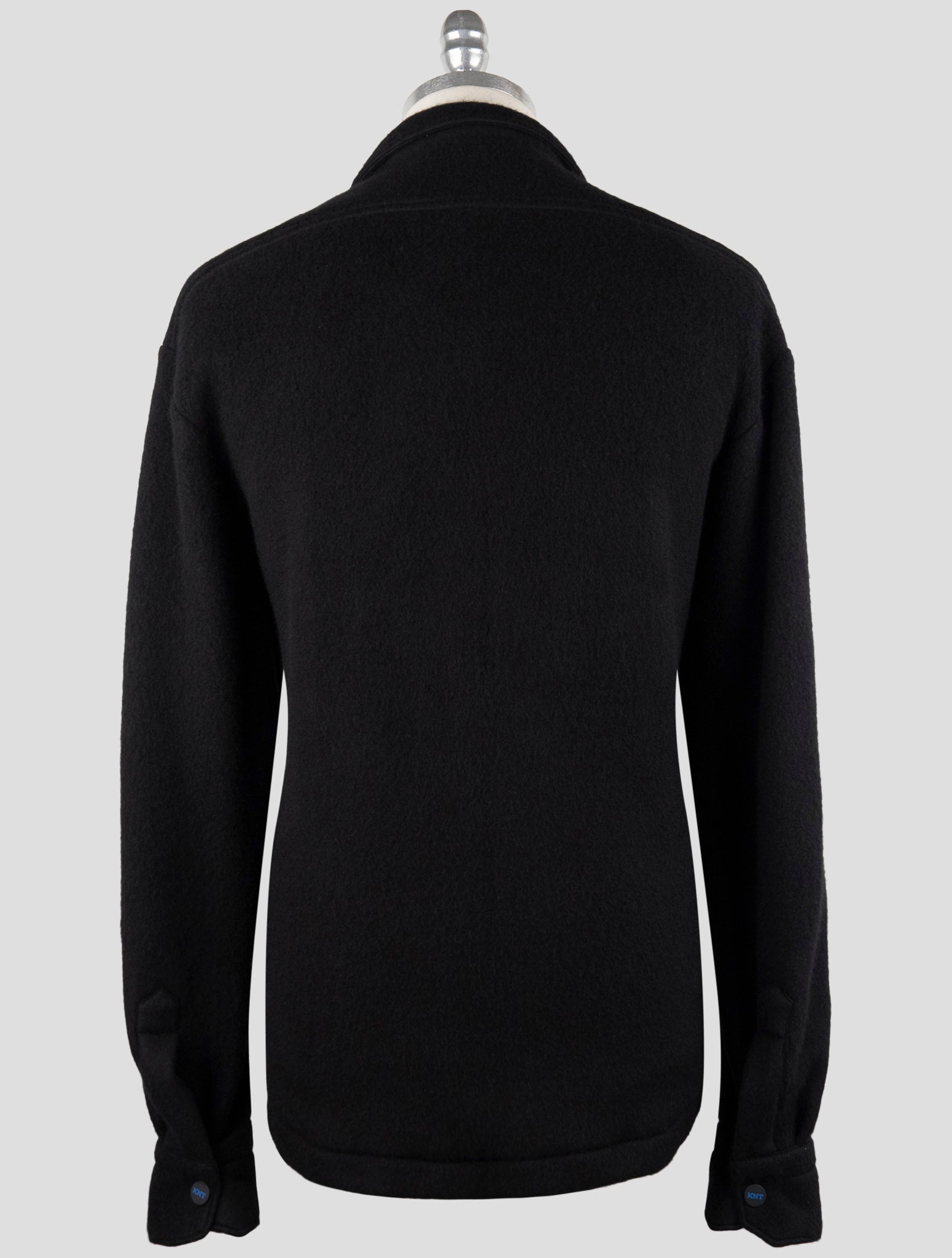 Kiton Knt Black Cashmere Pa Coat