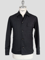 Kiton Knt Gray Wool Coat