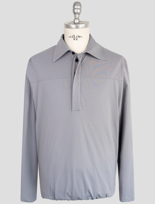 Kiton Knt Gray Pa Ea Sweater Polo