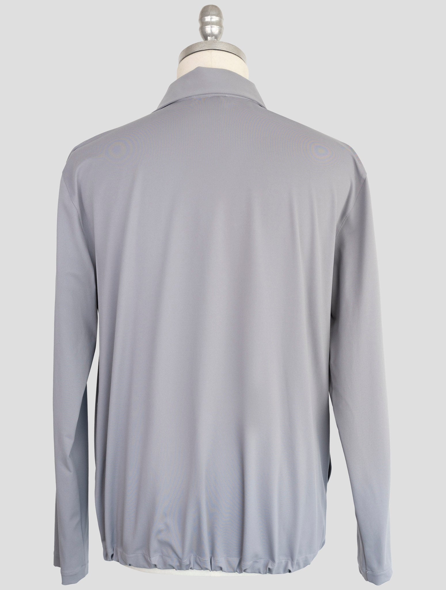 Kiton Knt Gray Pa Ea Sweater Polo