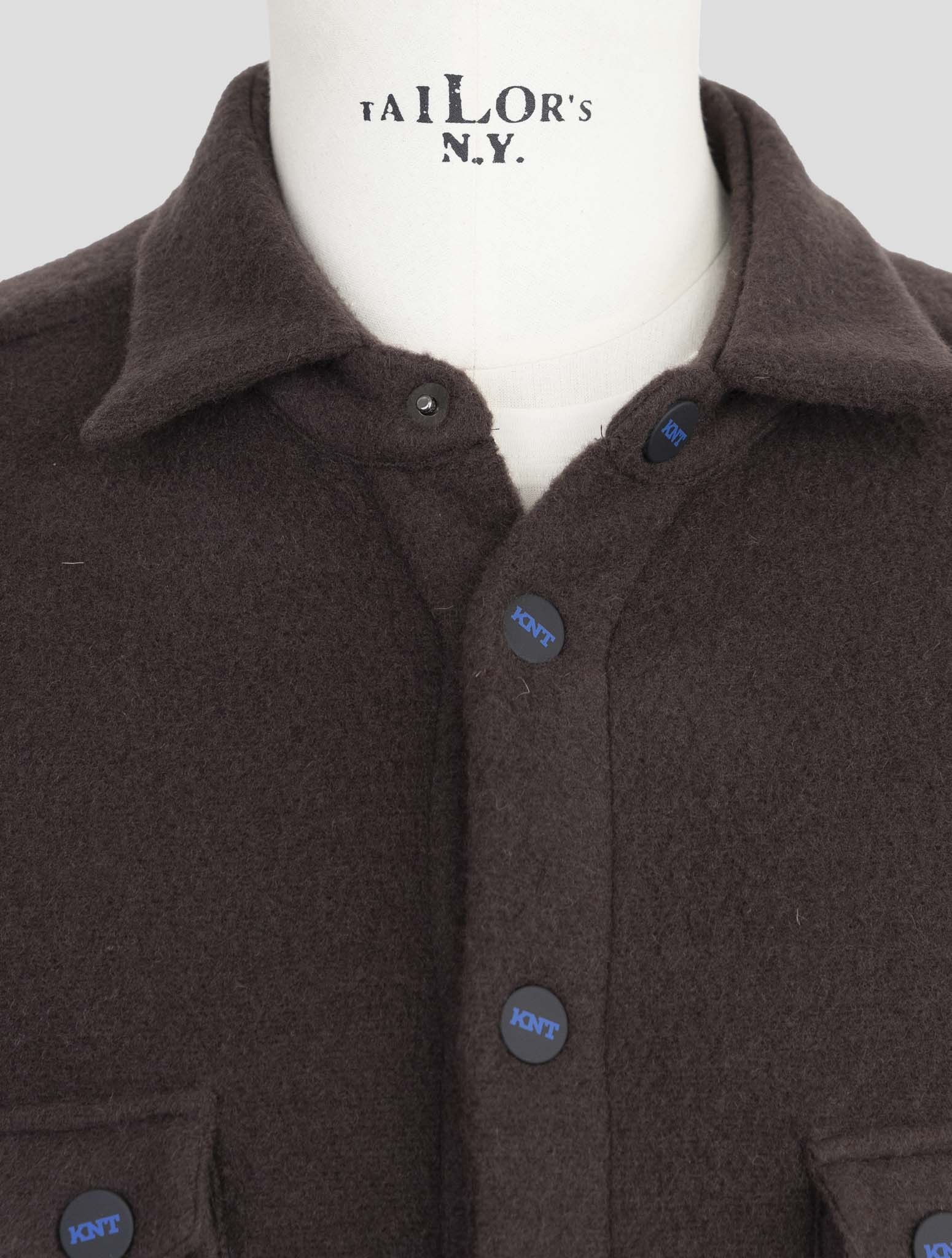 kiton Knt Brown Cashmere Pa Overshirt