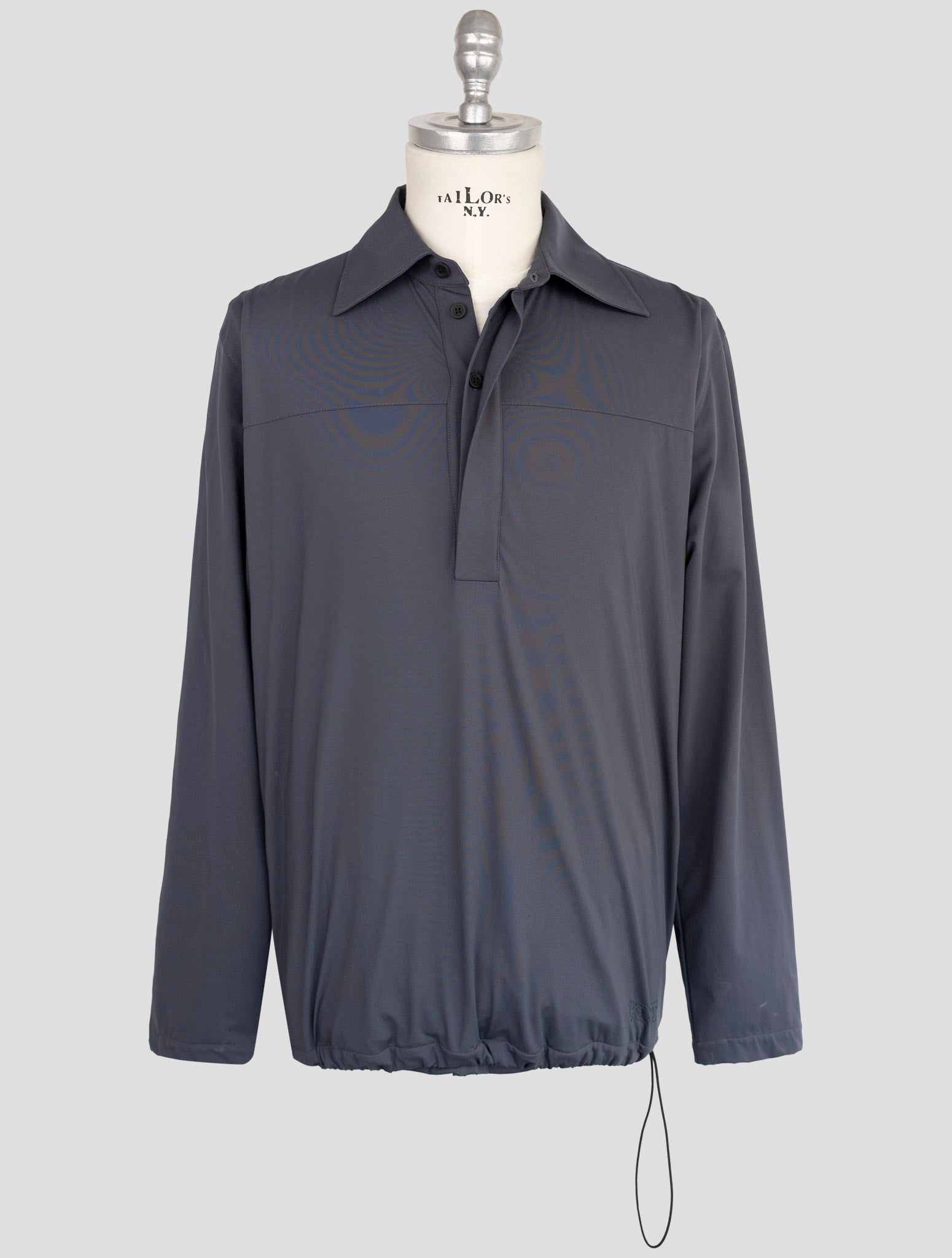 Kiton Knt Gray Pa Ea Sweater Polo