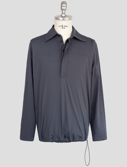 Kiton Knt Gray Pa Ea Sweater Polo