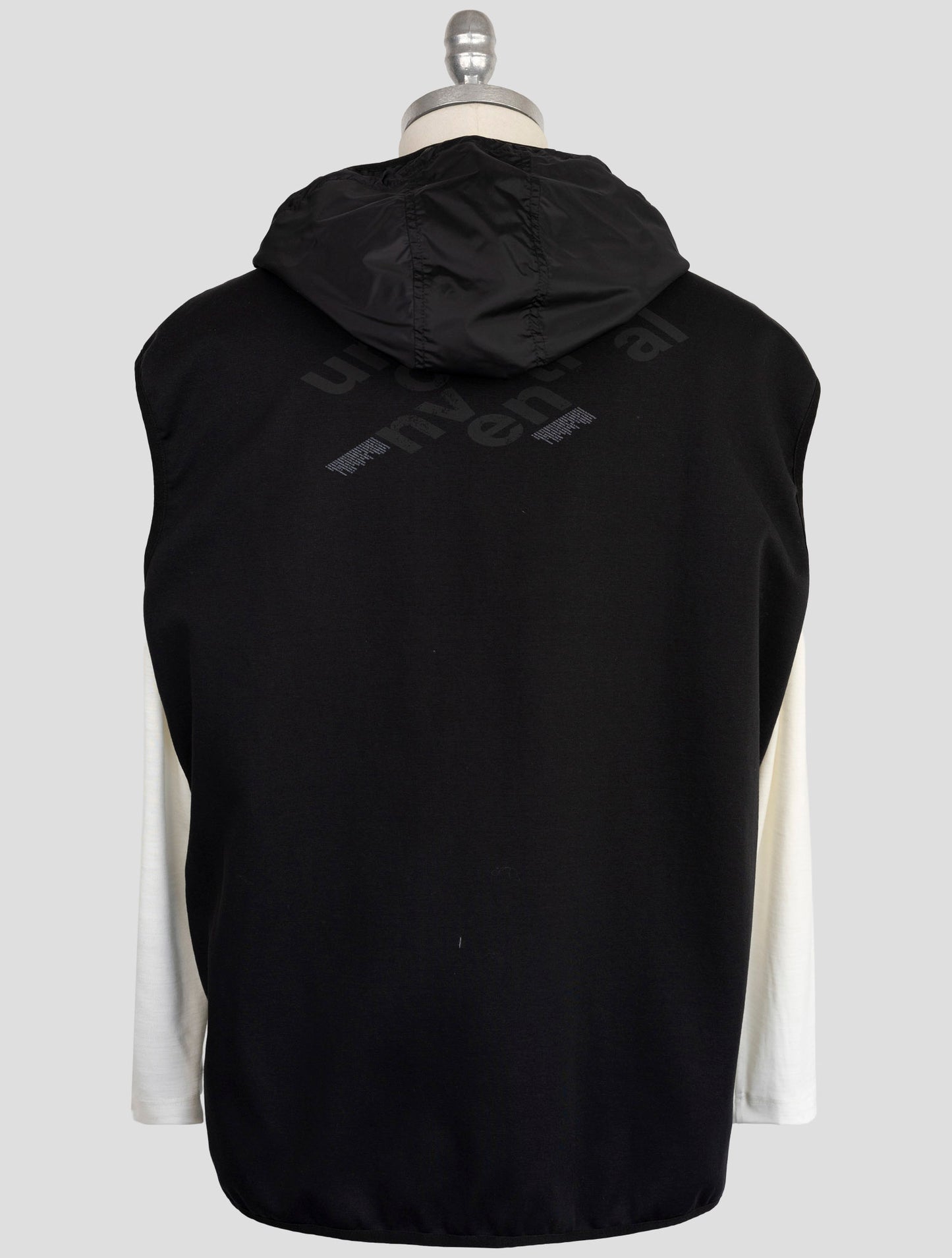 Kiton Knt Black Pa Coat Gilet