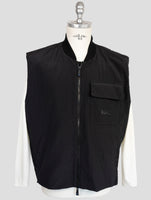 Kiton Knt Black Pa Coat Gilet