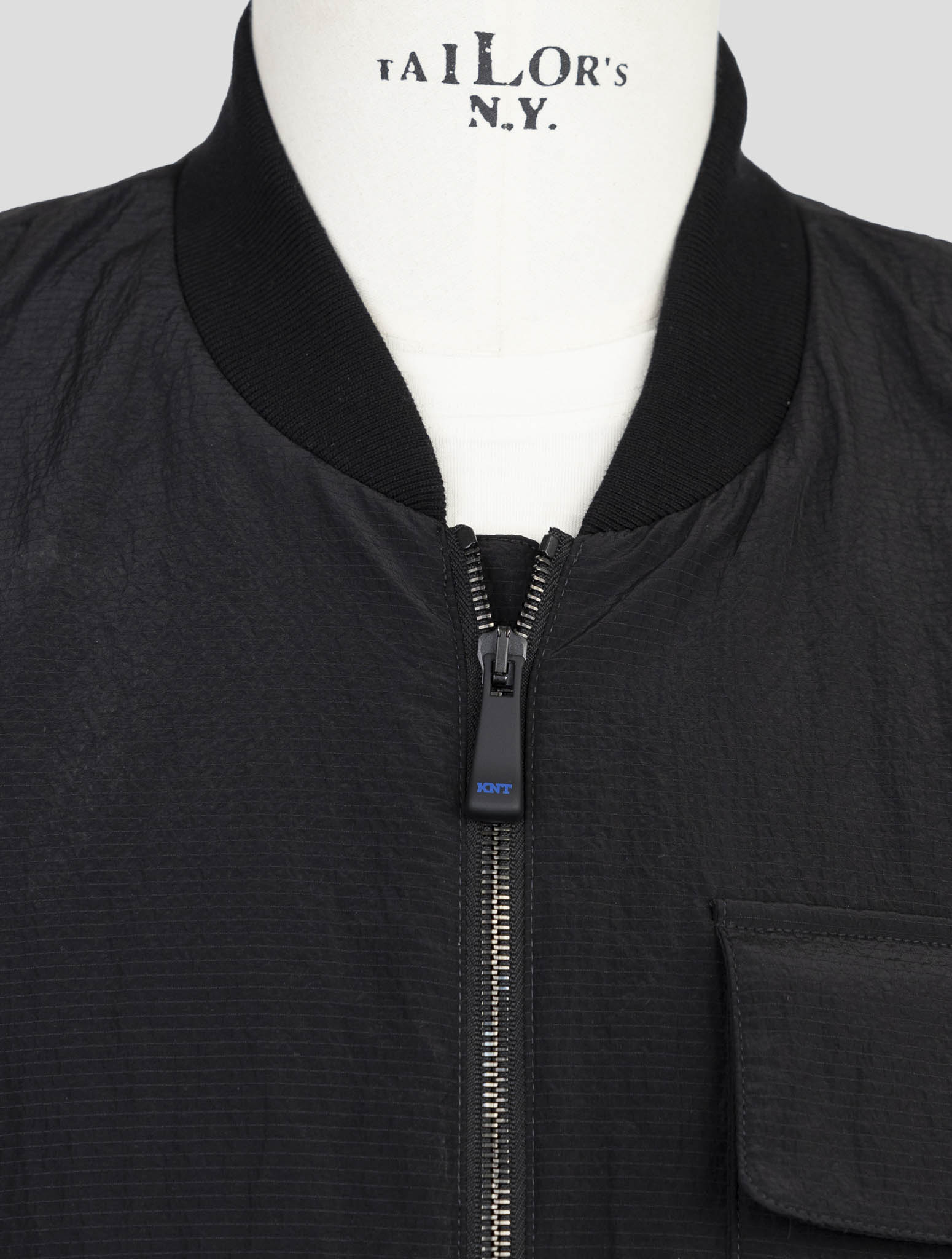 Kiton Knt Black Pa Coat Gilet