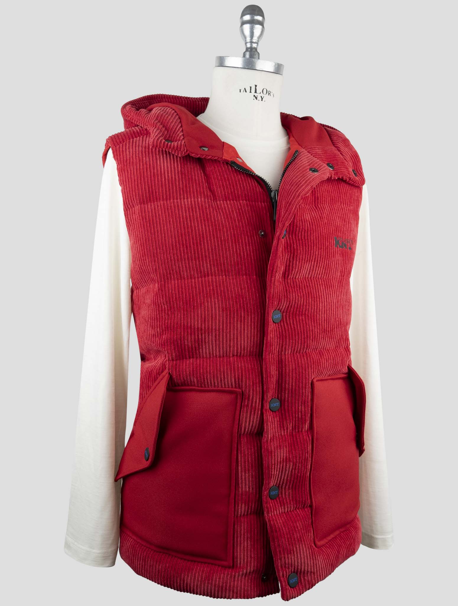 Kiton Knt Red Pl Pa Ea Coat Gilet