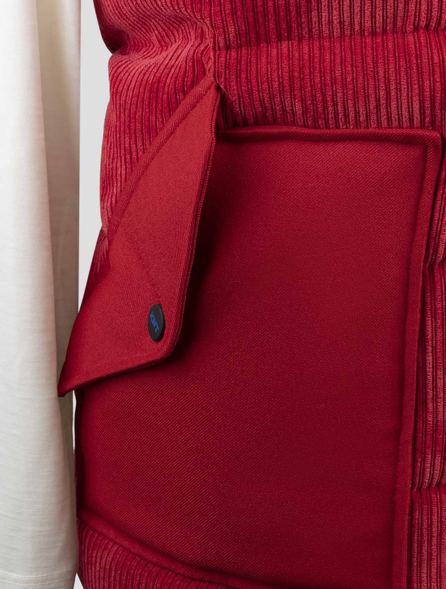 Kiton Knt Red Pl Pa Ea Coat Gilet