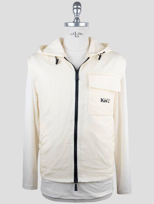Kiton Knt White Pl Pa Ea Coat Gilet