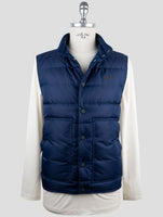 Kiton Knt Blue Pa Coat Gilet