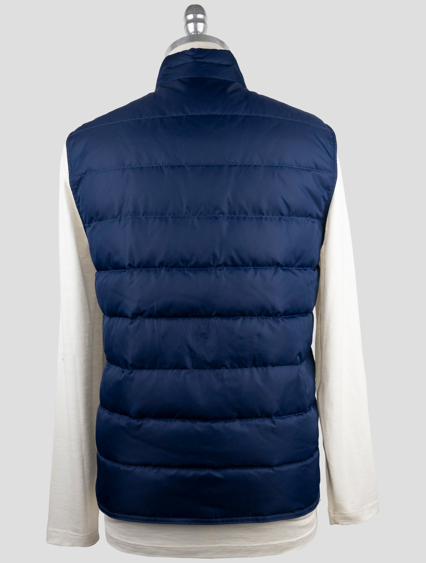 Kiton Knt Blue Pa Coat Gilet