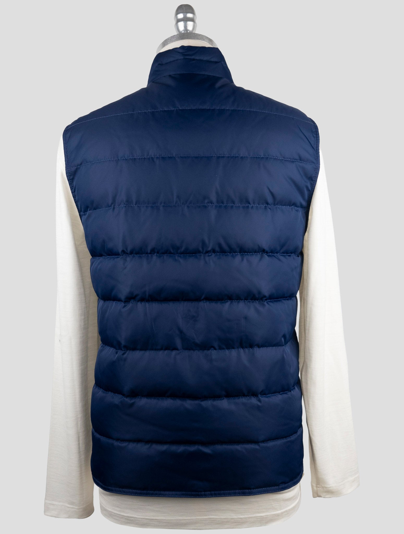 Kiton Knt Blue Pa Coat Gilet