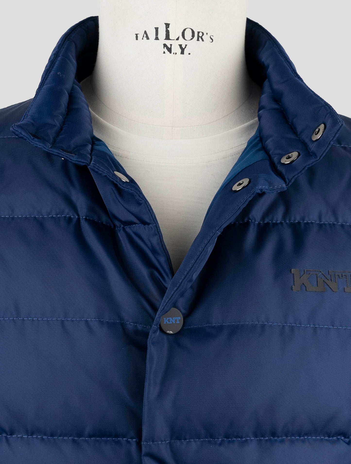 Kiton Knt Blue Pa Coat Gilet