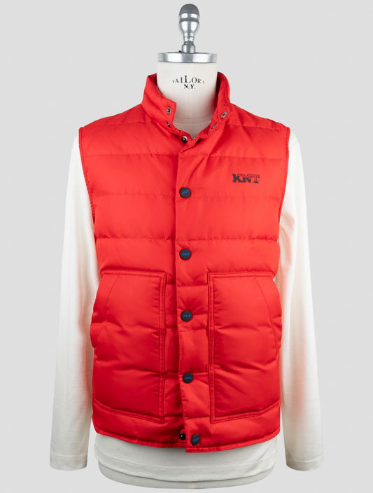Kiton Knt Red Pa Coat Gilet