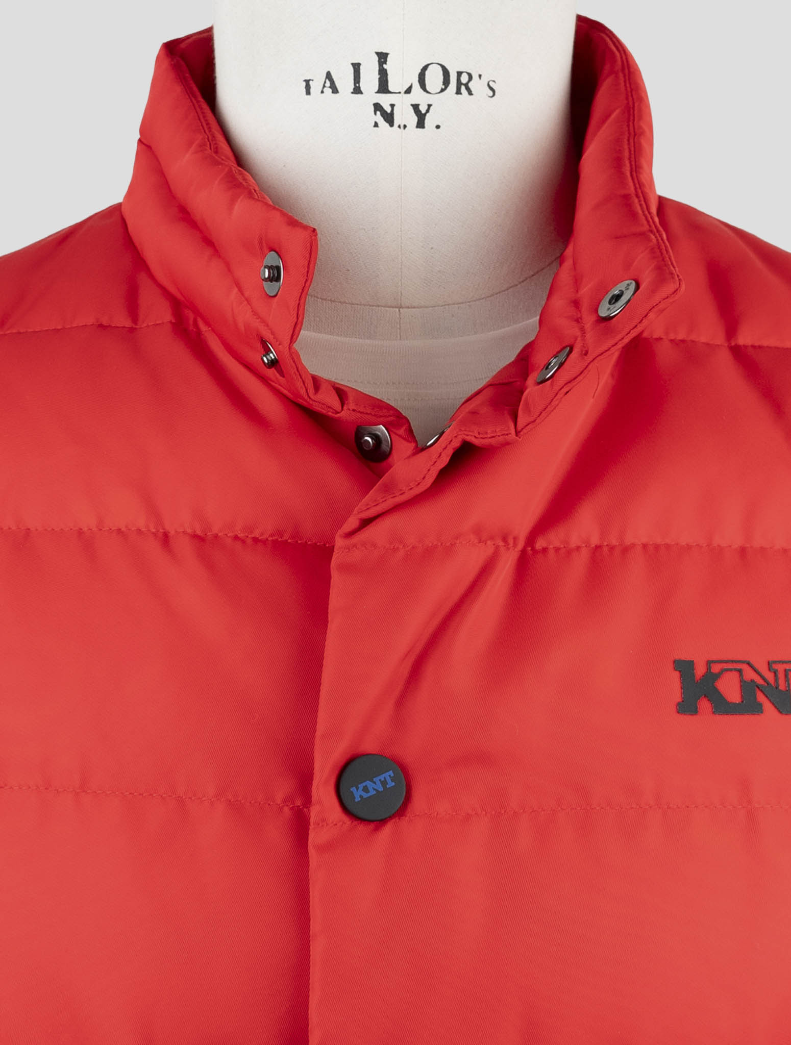 Kiton Knt Red Pa Coat Gilet