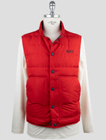 Kiton Knt Red Pl Coat Gilet