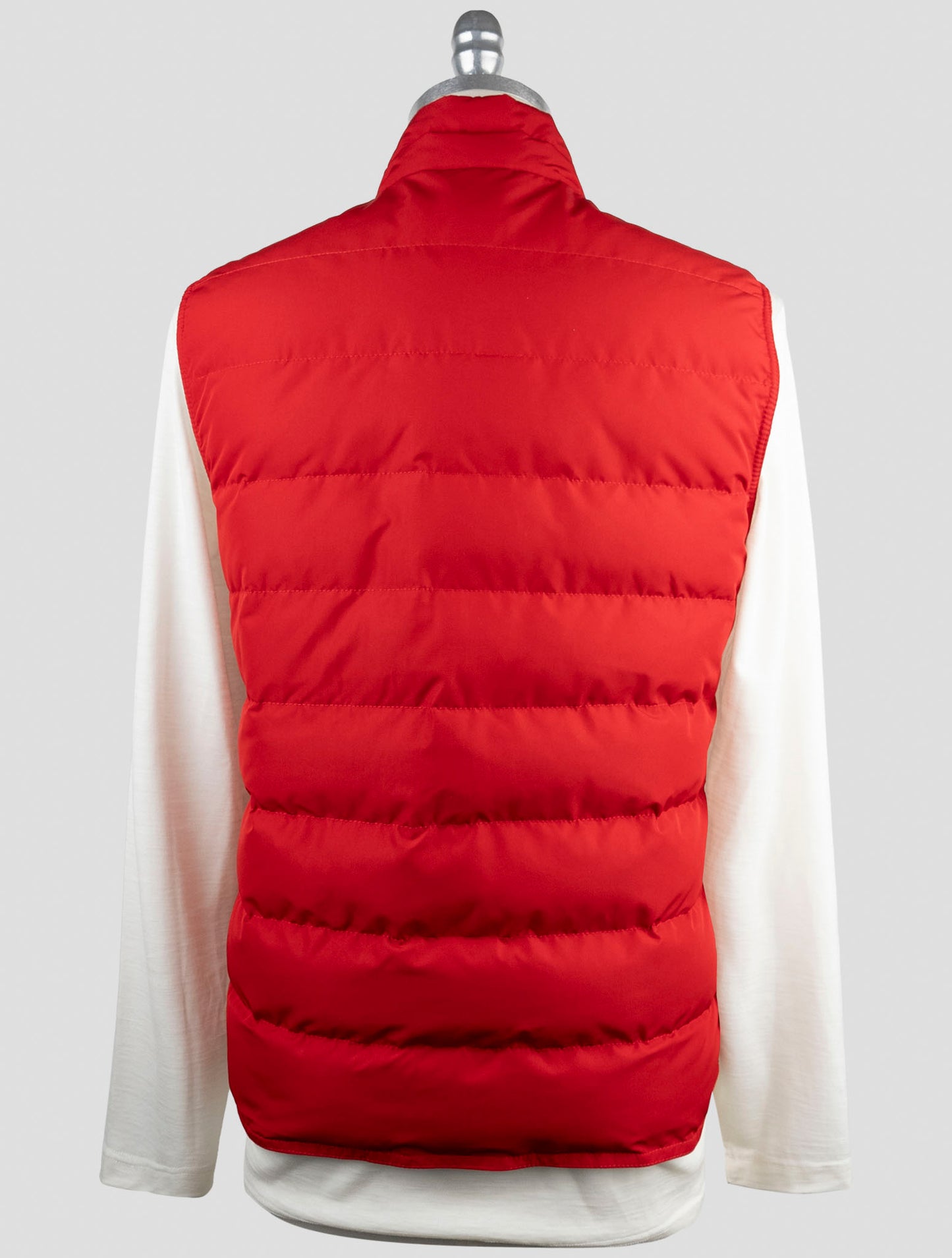 Kiton Knt Red Pl Coat Gilet