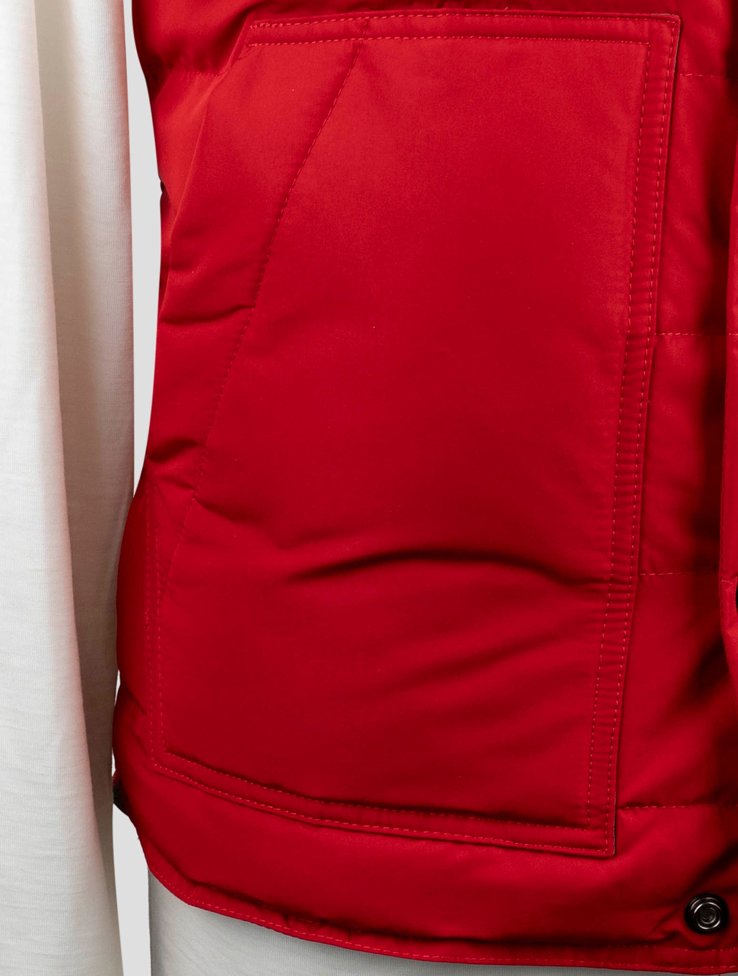 Kiton Knt Red Pl Coat Gilet
