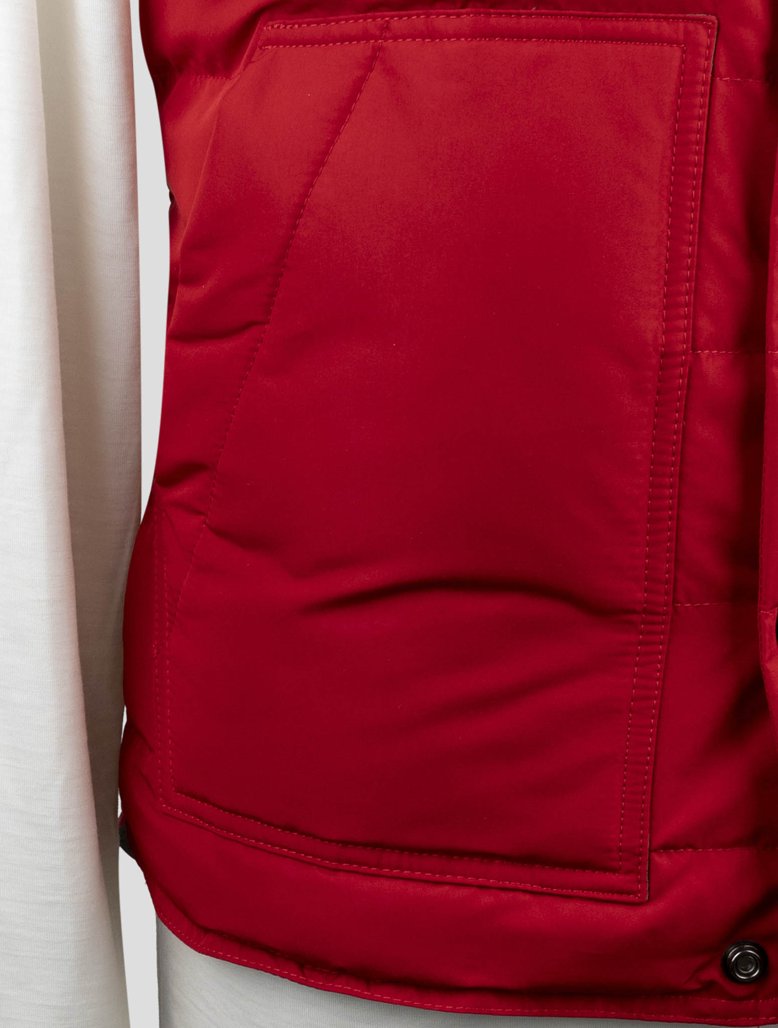 Kiton Knt Red Pl Coat Gilet