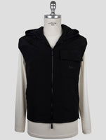 Kiton Knt Black Pa Coat Gilet