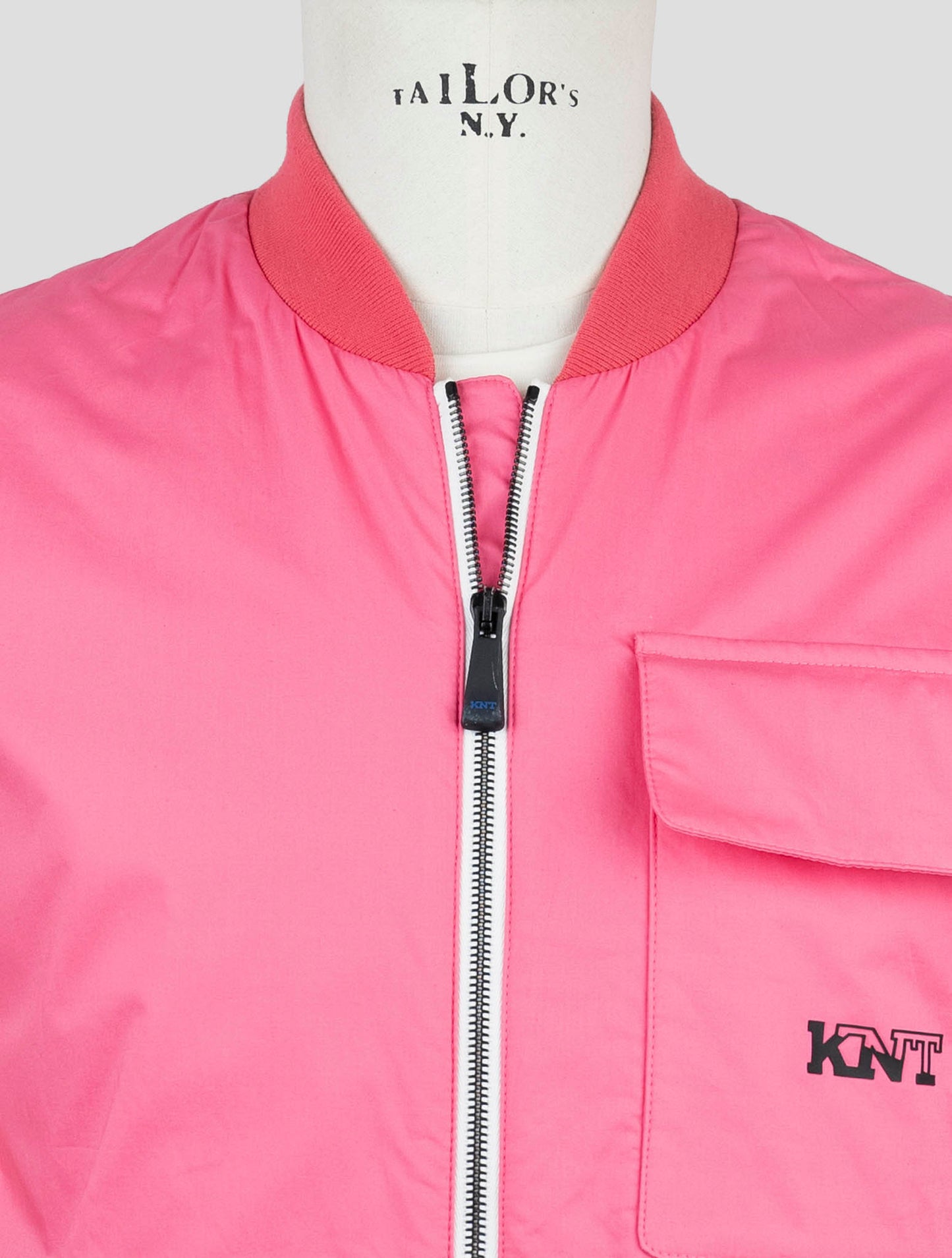 Kiton Knt Pink Cotton Coat Gilet