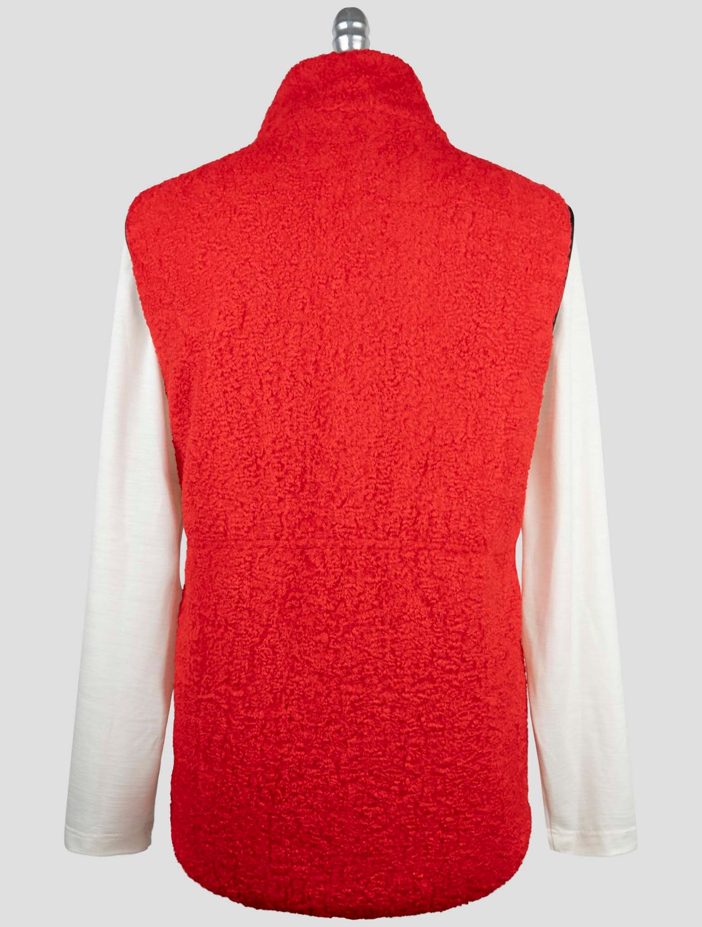 Kiton Knt Red Pl Coat Gilet