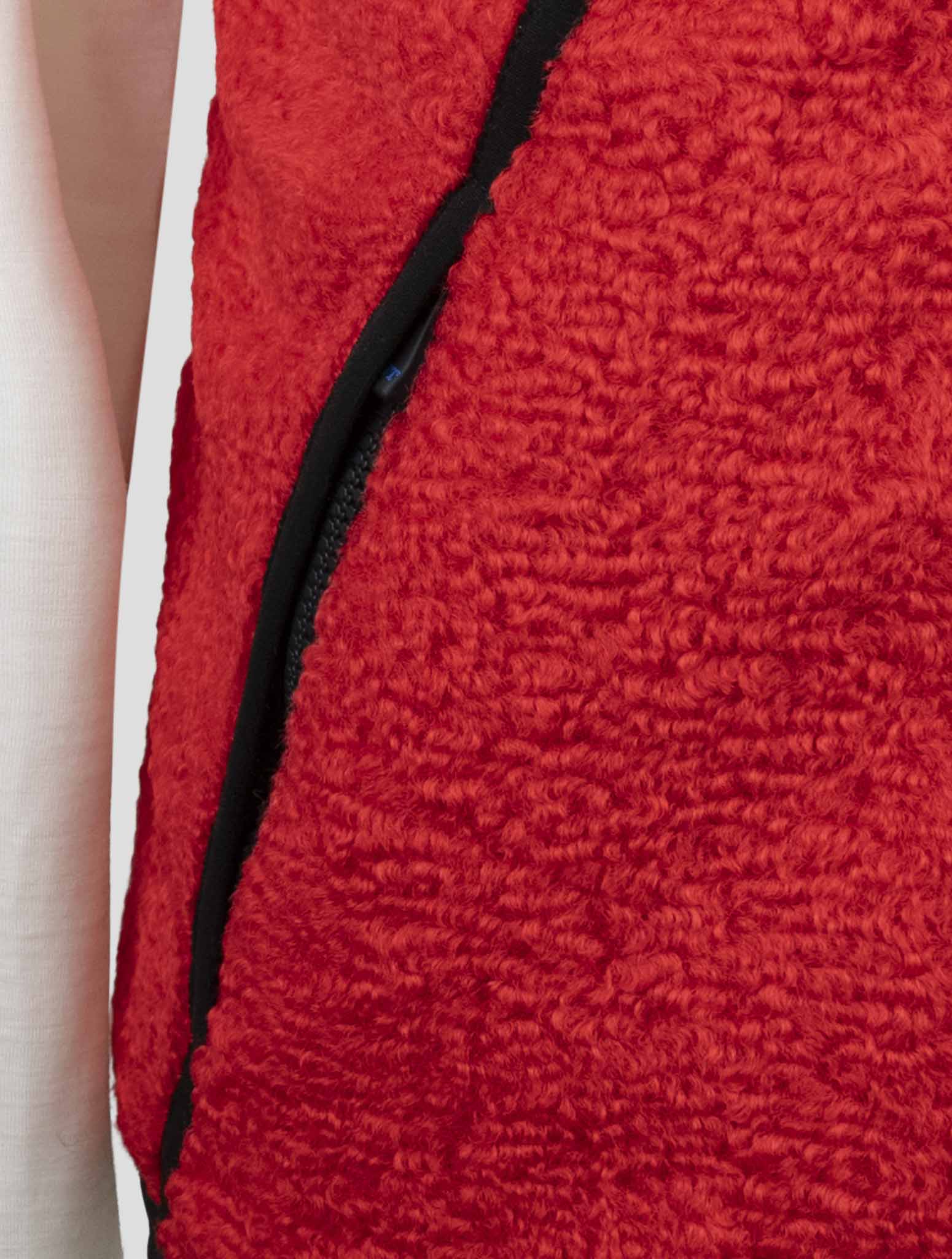 Kiton Knt Red Pl Coat Gilet