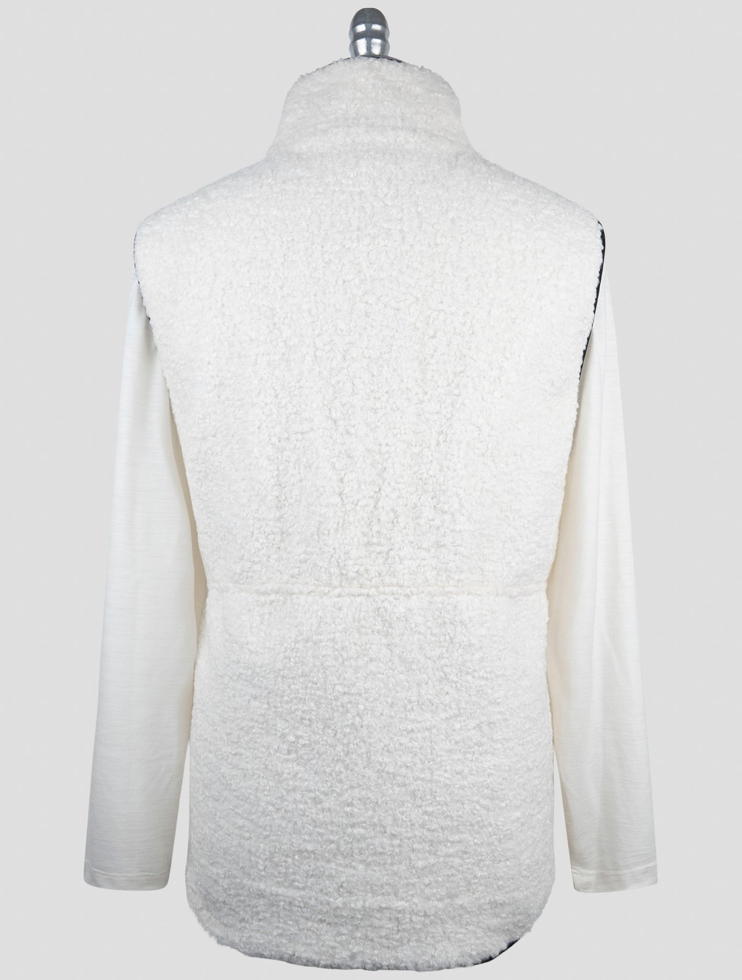 Kiton Knt White Pl Coat Gilet