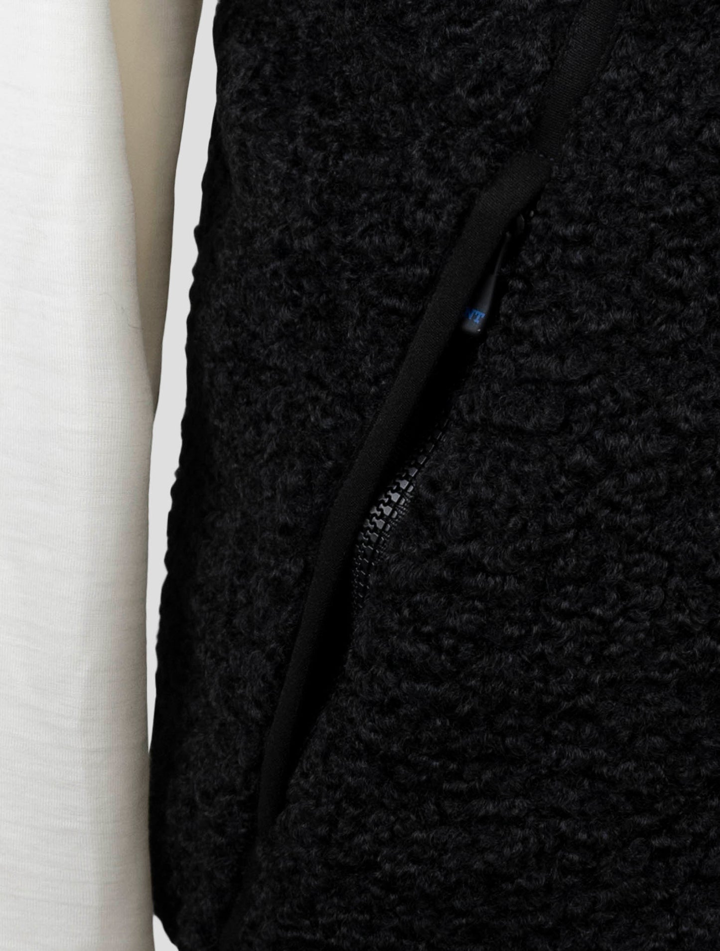 Kiton Knt Black Pl Coat Gilet