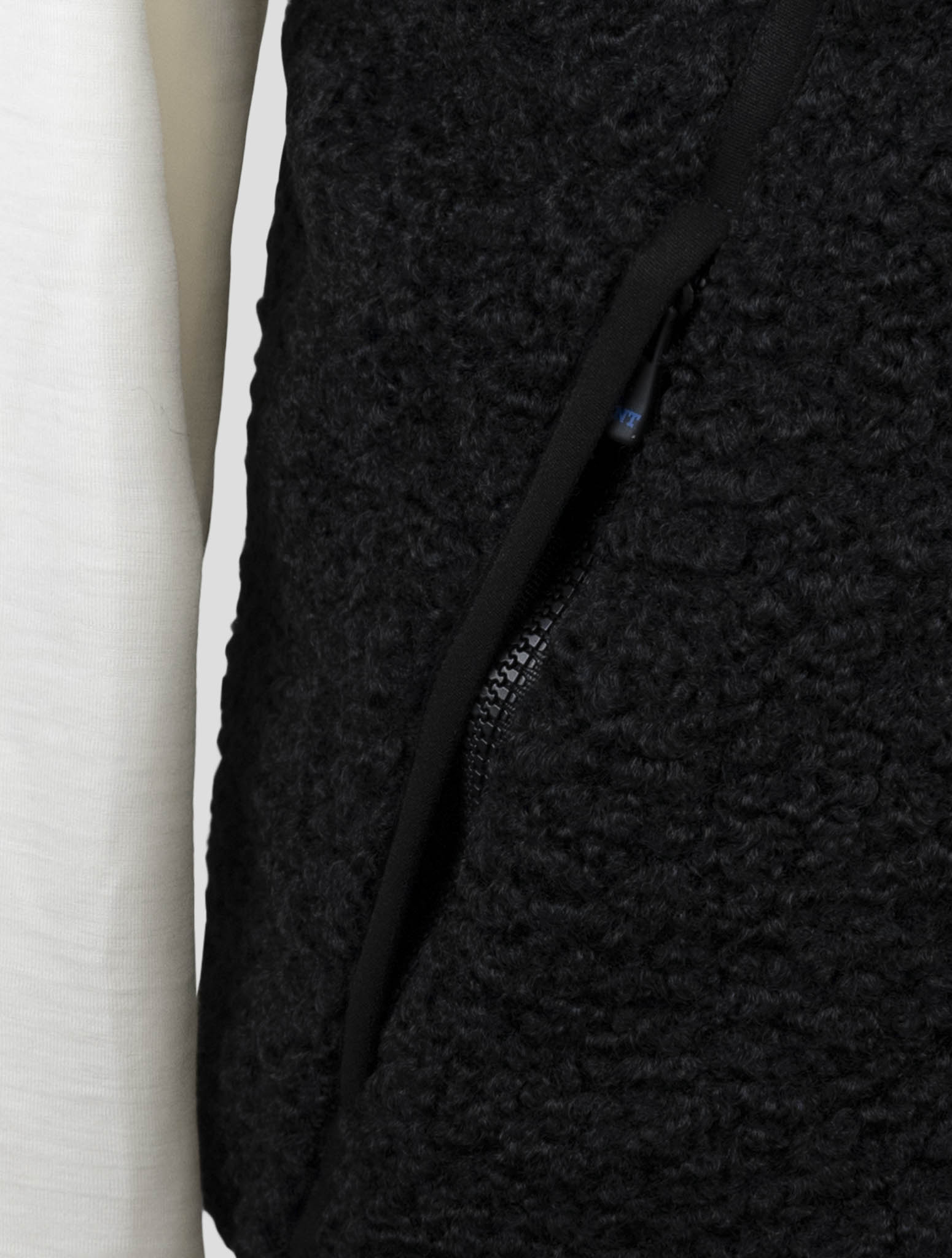 Kiton Knt Black Pl Coat Gilet