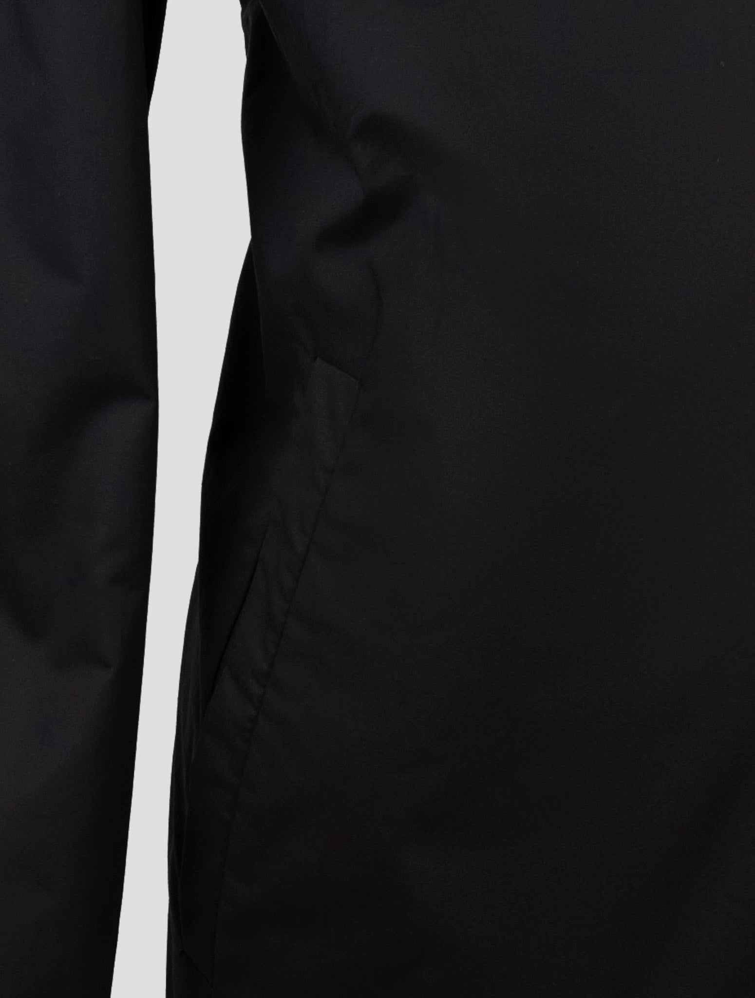Kiton Knt Black Cotton Coat