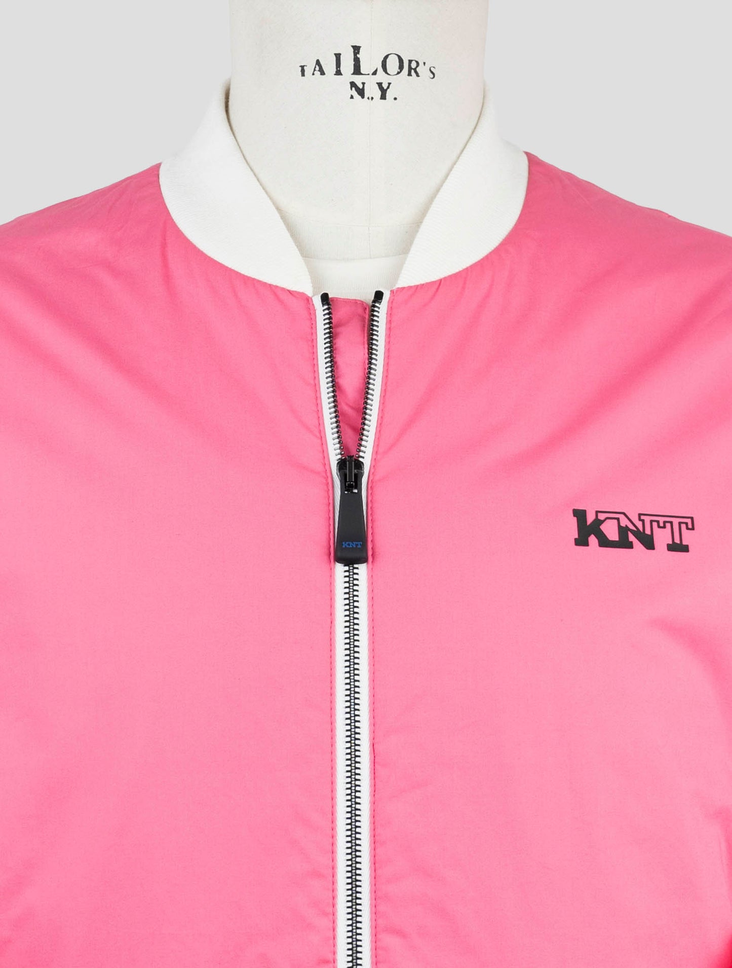 Kiton Knt Pink Cotton Coat
