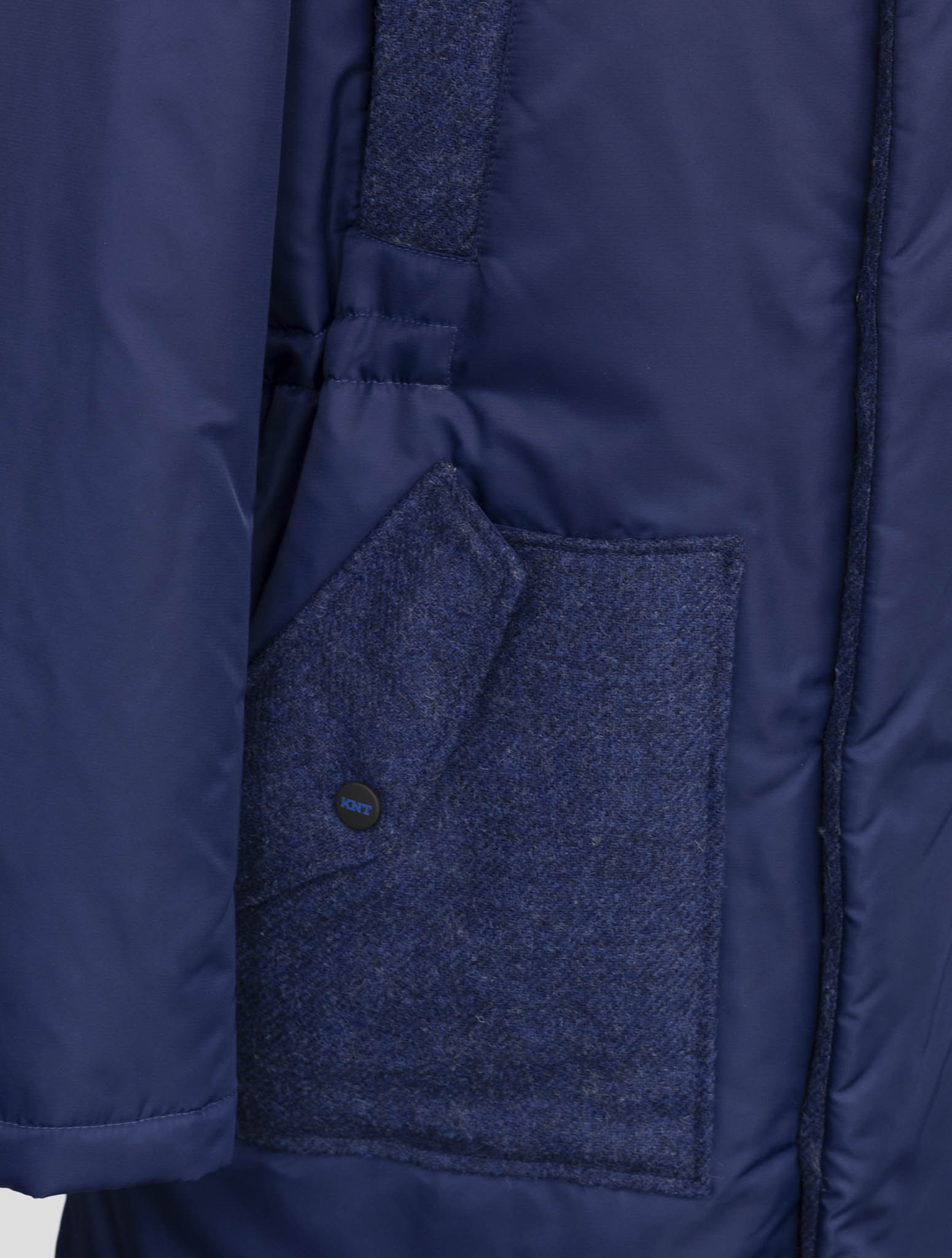 Kiton Knt Blue Pa Overoat