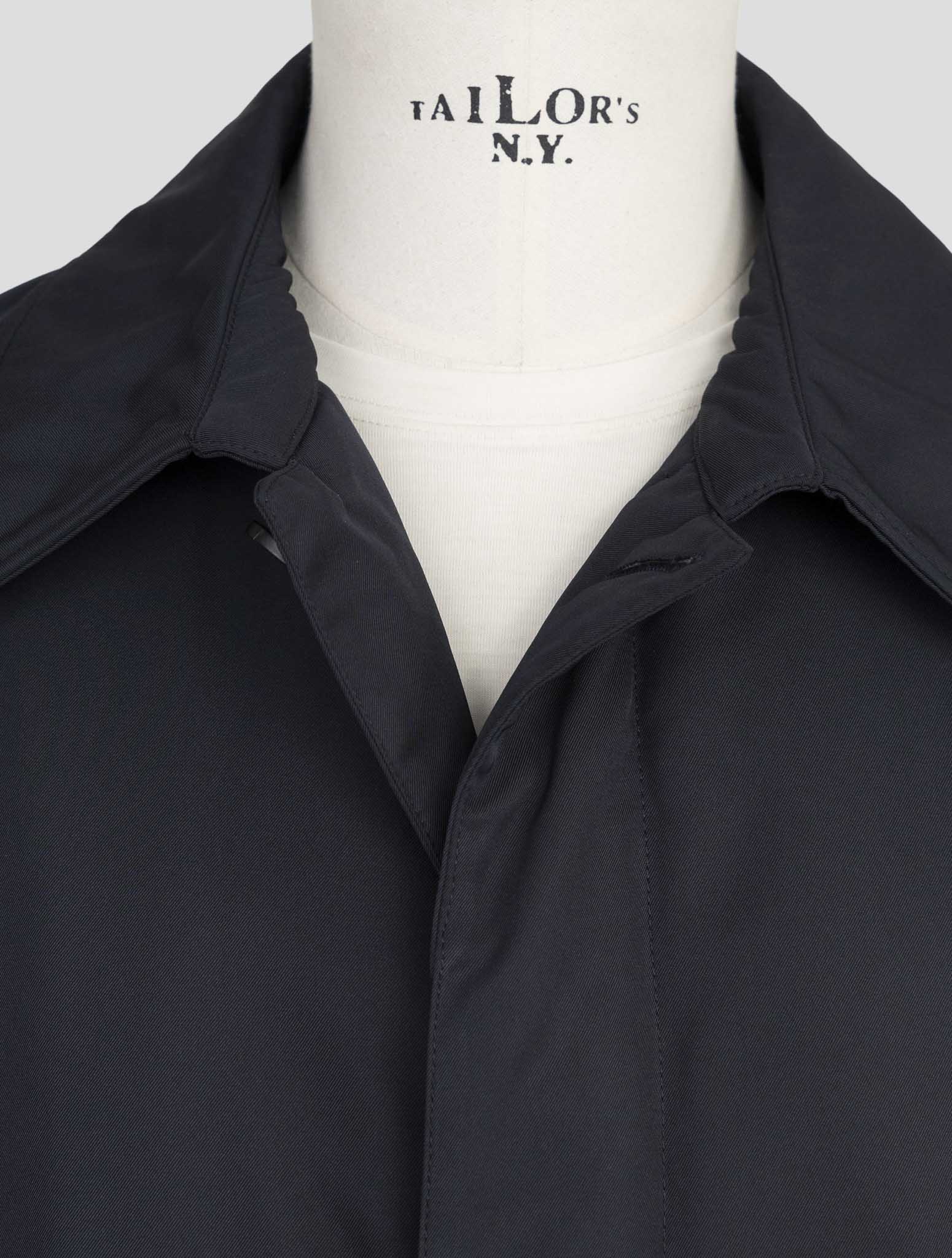 Kiton Knt Blue Pl Overoat