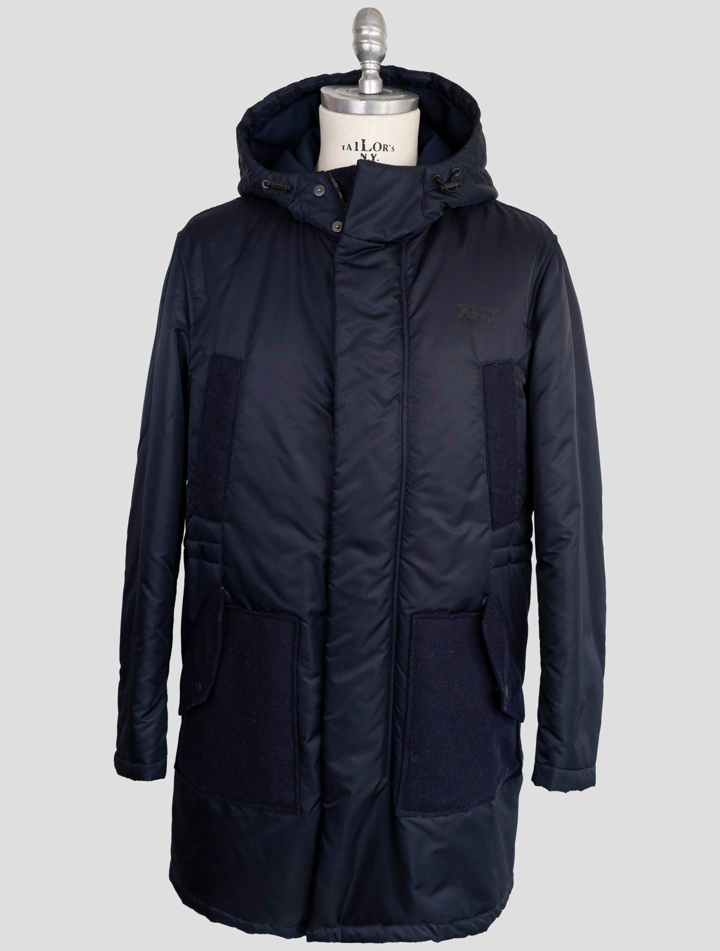 Kiton Knt Blue Pa Overoat
