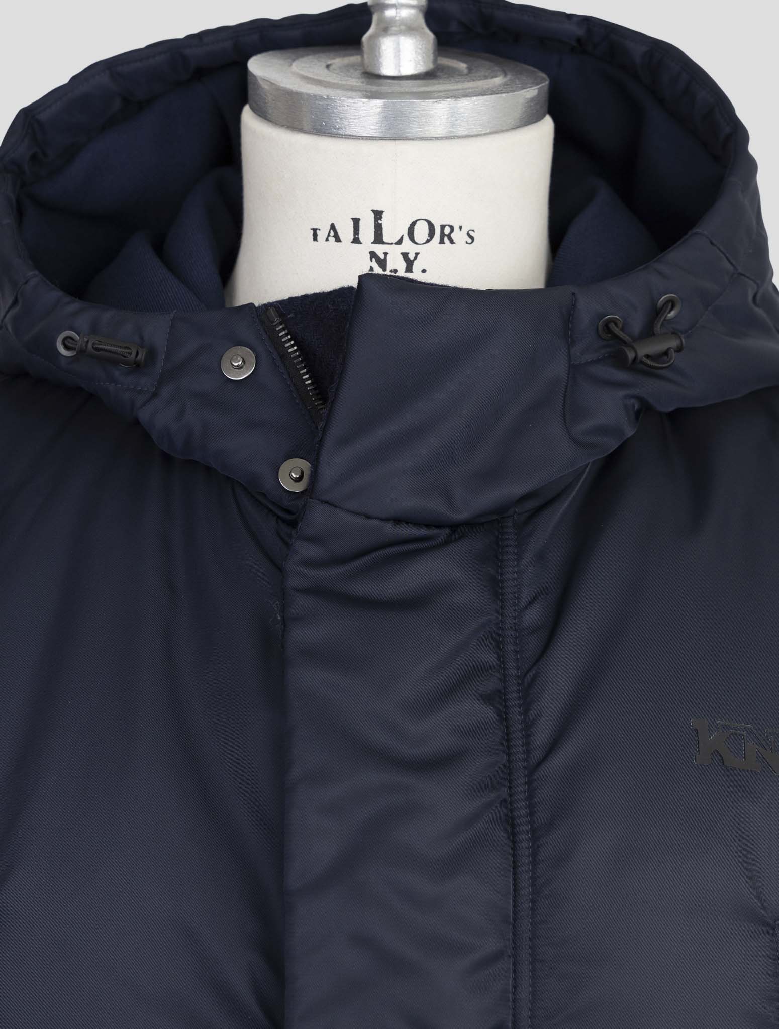 Kiton Knt Blue Pa Overoat