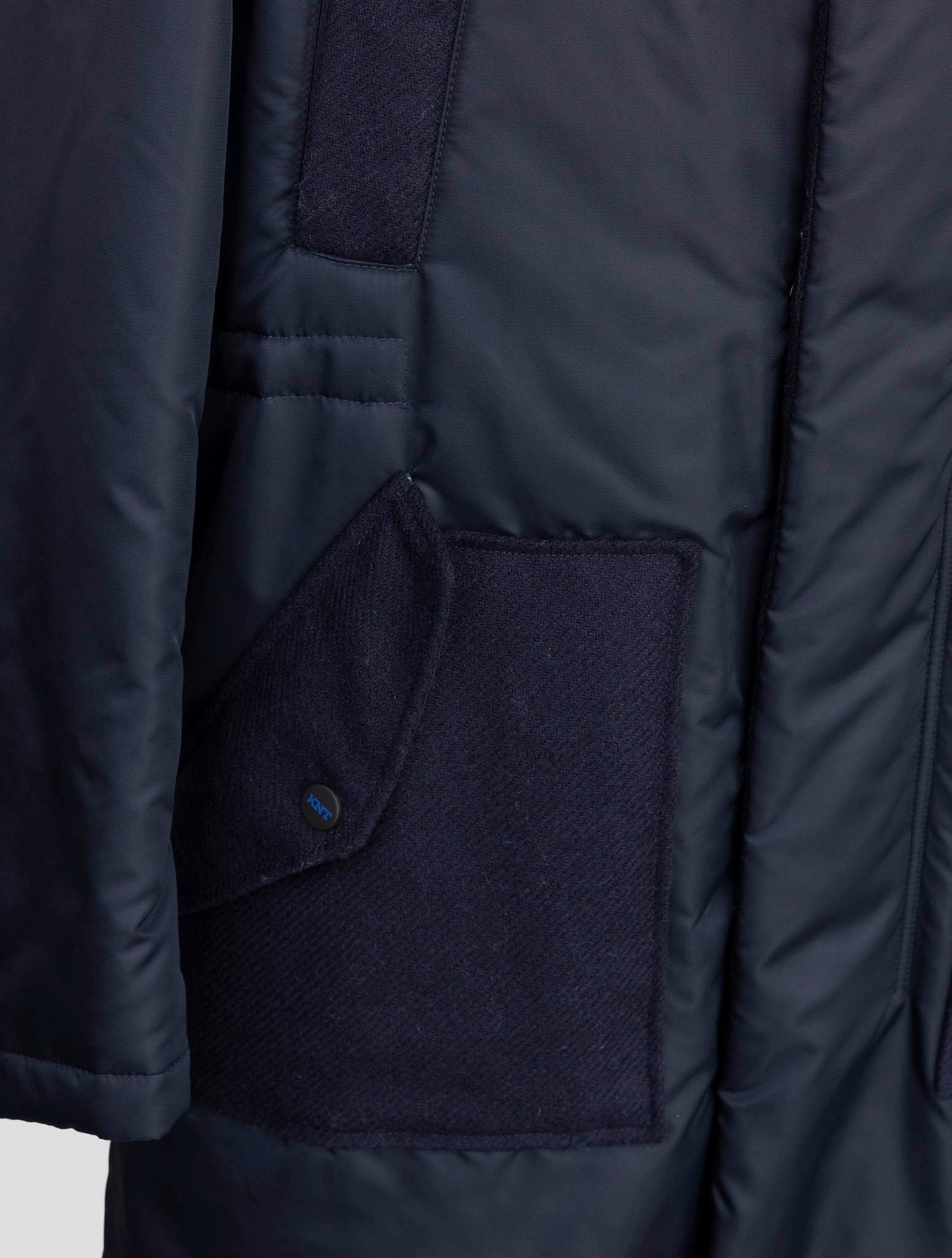 Kiton Knt Blue Pa Overoat